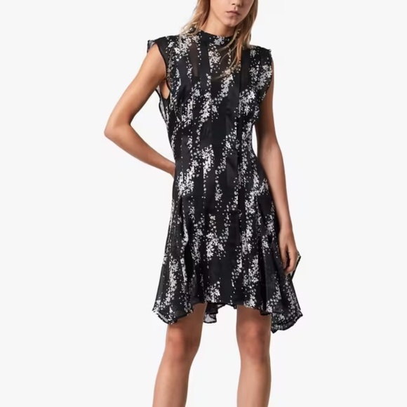 AllSaints Fleur Cultivar Dress US2 - Picture 2 of 7